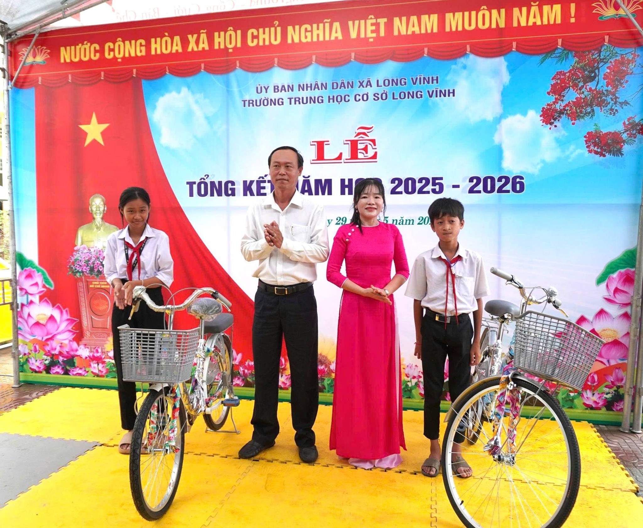 Tổng kết năm học 2025 – 2026 các trường học trên địa bàn xã Long Vĩnh