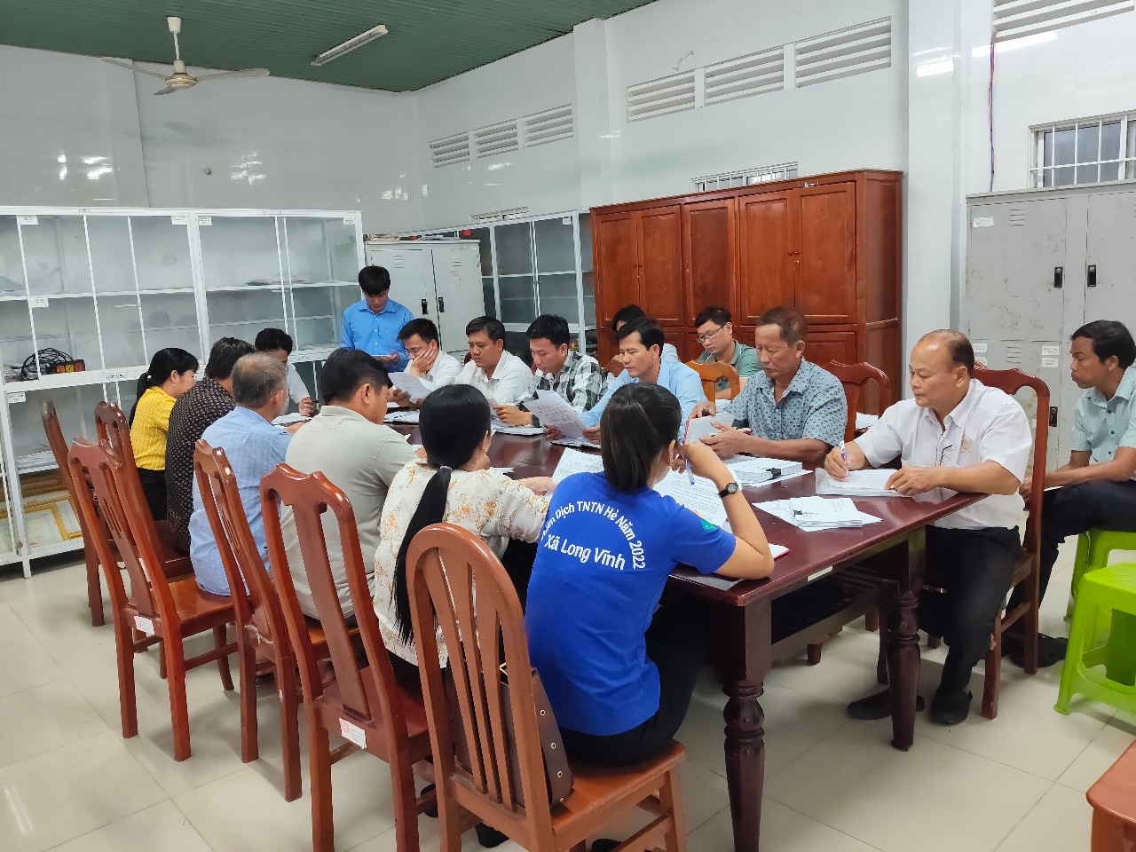 Ủy ban Nhân dân xã Long Vĩnh tổ chức Hội nghị triển khai Nghị định 176/2025/NĐ-CP, ngày 30/6/2025 của Chính phủ quy định chi tiết và hướng dẫn thi hành một số điều của Luật Bảo hiểm xã hội về trợ cấp hưu trí xã hội