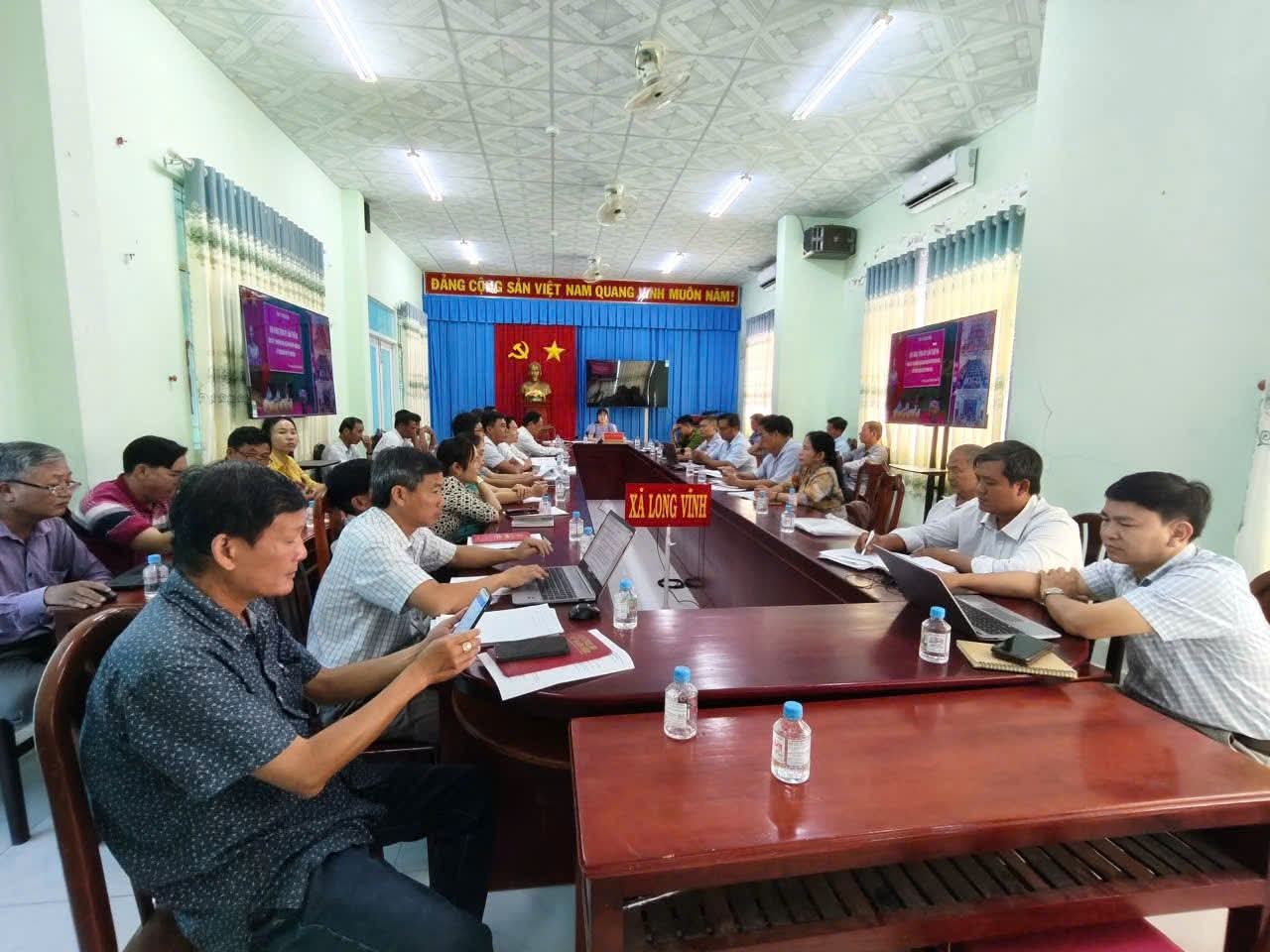 Đảng ủy xã Long Vĩnh tham dự Hội nghị Tỉnh ủy lần thứ Ba bằng hình thức trực tuyến
