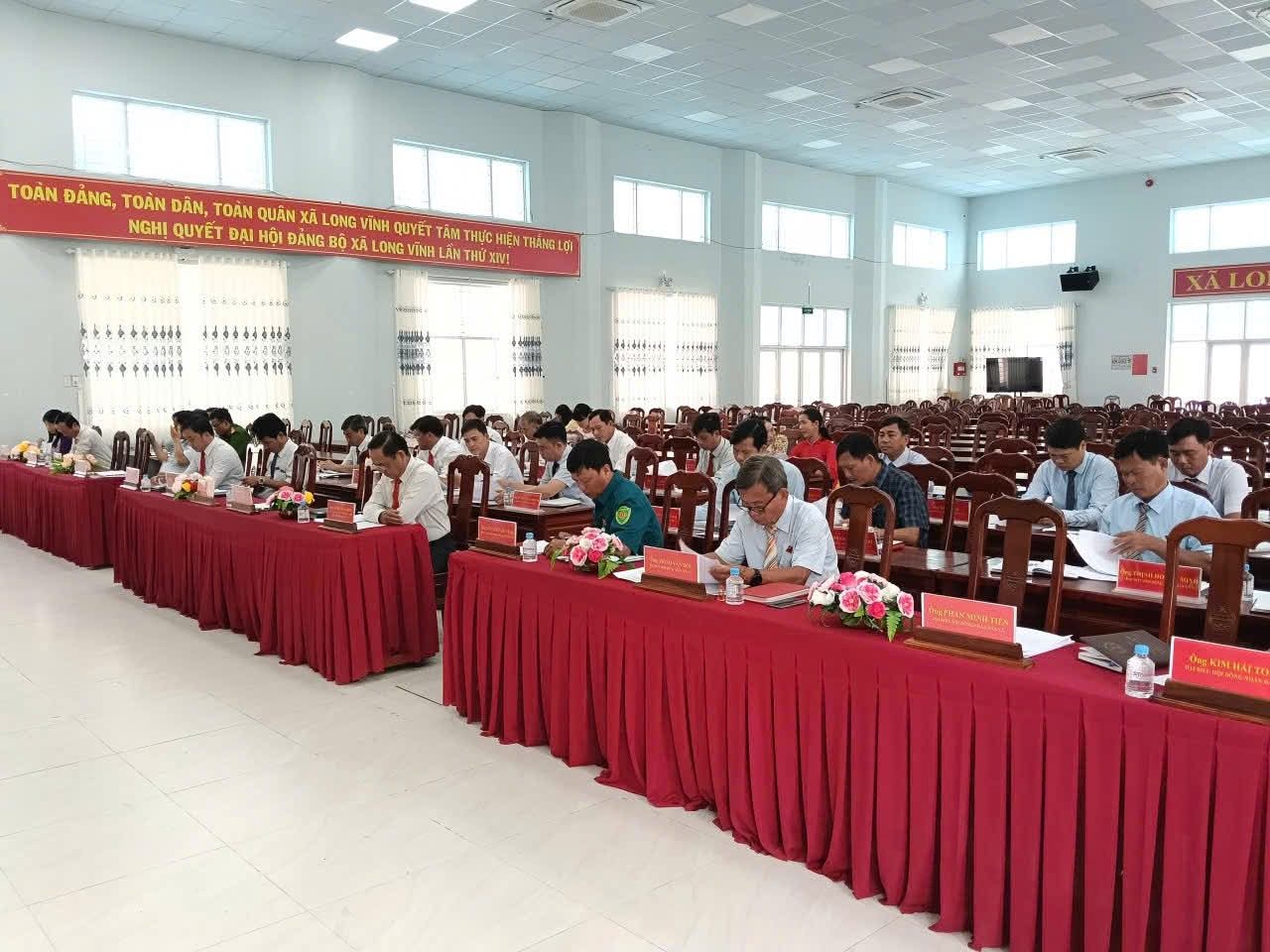 Hội đồng nhân dân xã Long Vĩnh tổ chức Kỳ họp thứ Ba (chuyên đề), khóa X, nhiệm kỳ 2021–2026