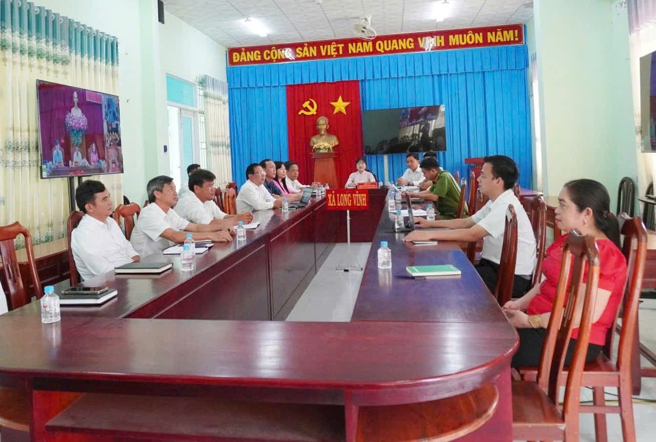 Xã Long Vĩnh tham dự Hội nghị trực tuyến tổng kết công tác tổ chức Tết Nguyên Đán Bính Ngọ năm 2026
