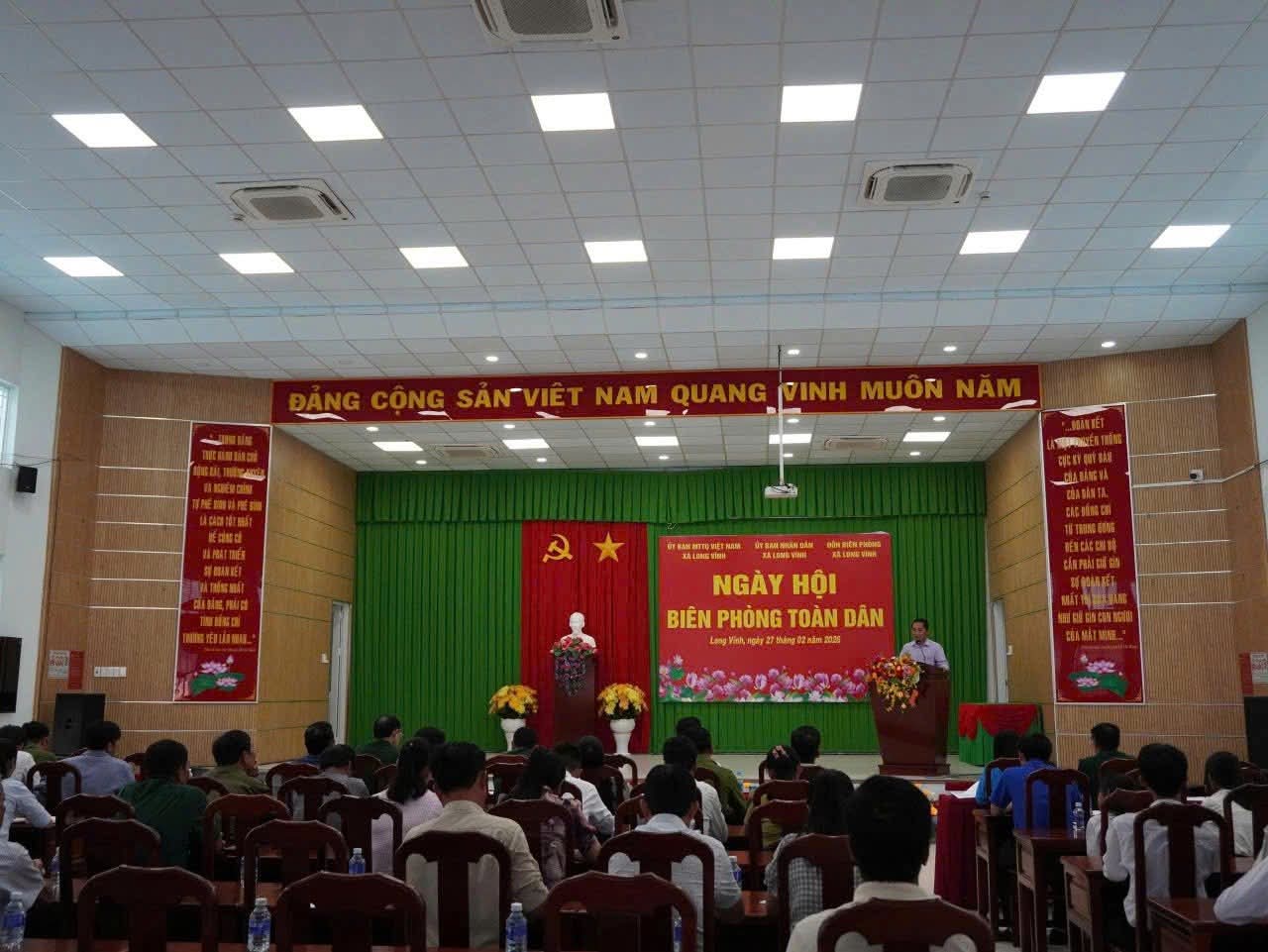 Xã Long Vĩnh tổ chức Ngày hội Biên phòng toàn dân năm 2026