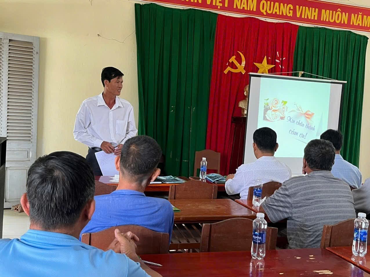 Hội nông dân xã Long Vĩnh tổ chức Hội thảo hành động chuỗi giá trị (VCAP)
