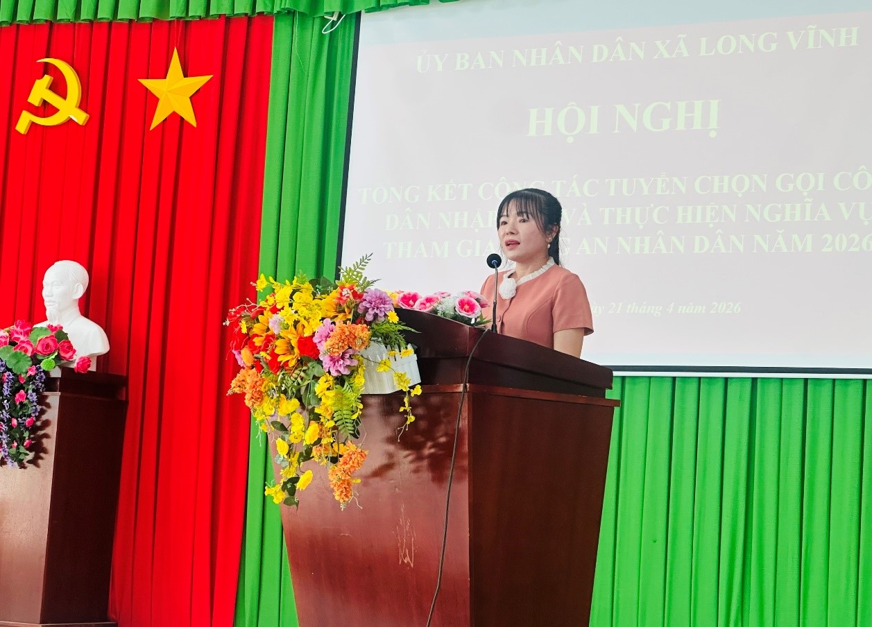Hội nghị tổng kết công tác tuyển chọn gọi công dân nhập ngũ và thực hiện nghĩa vụ tham gia công an nhân dân năm 2026