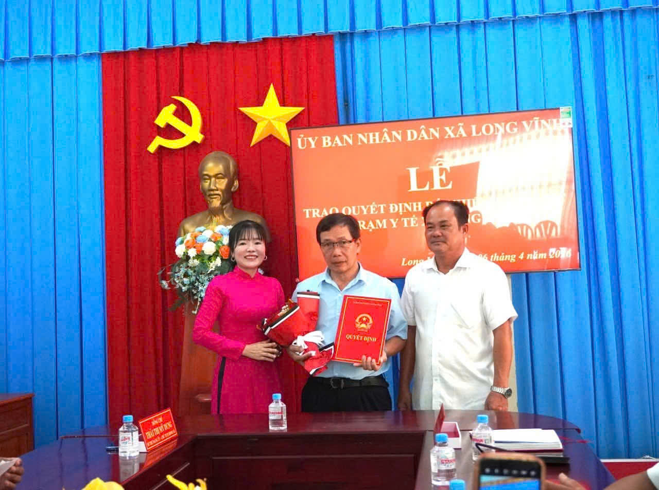 Lễ trao quyết định bổ nhiệm Giám đốc Trạm Y tế xã 