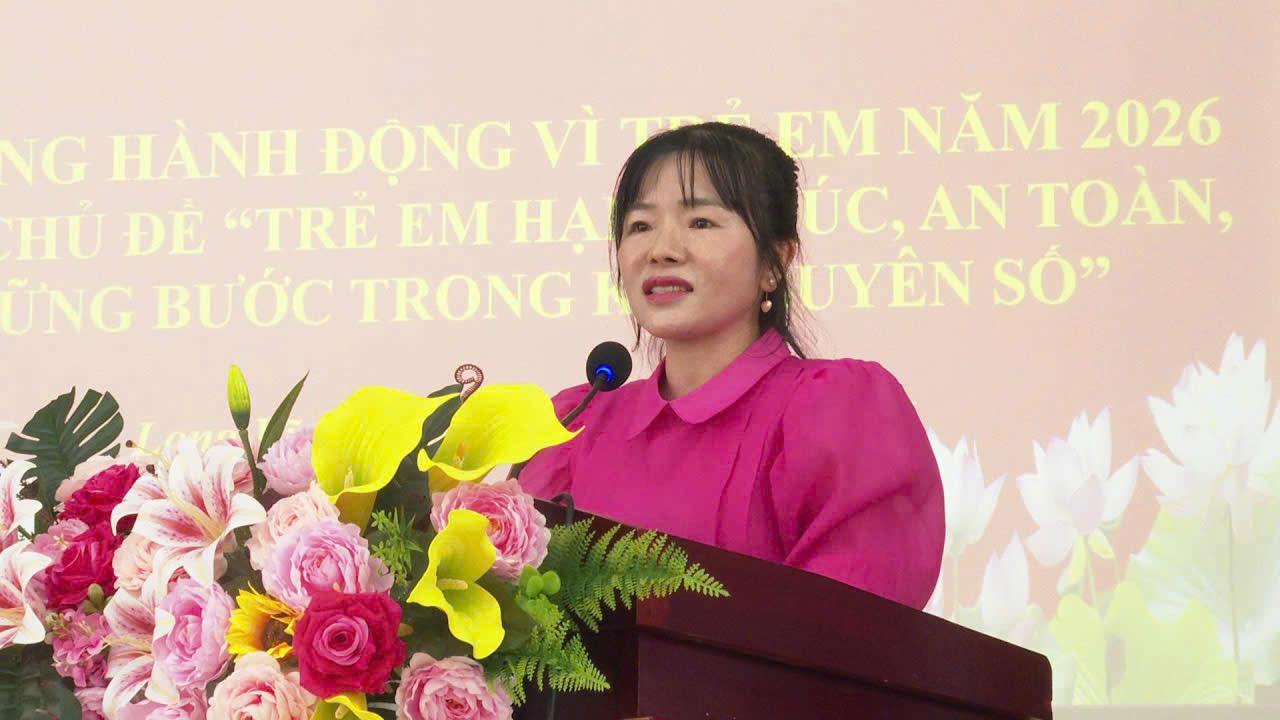 Long Vĩnh phát động Tháng hành động vì trẻ em năm 2026
